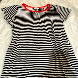 S t-shirt striped Slendid dress. 100% cotton